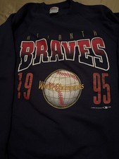 Vintage 1995 Atlanta Braves World Series Champions Single Stitch Sweatshirt