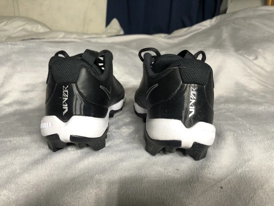 Nike Vapor Edge Shark 3Y-Football Cleats Black/White-FB3306-002 Lightly used  - Image 2 of 4