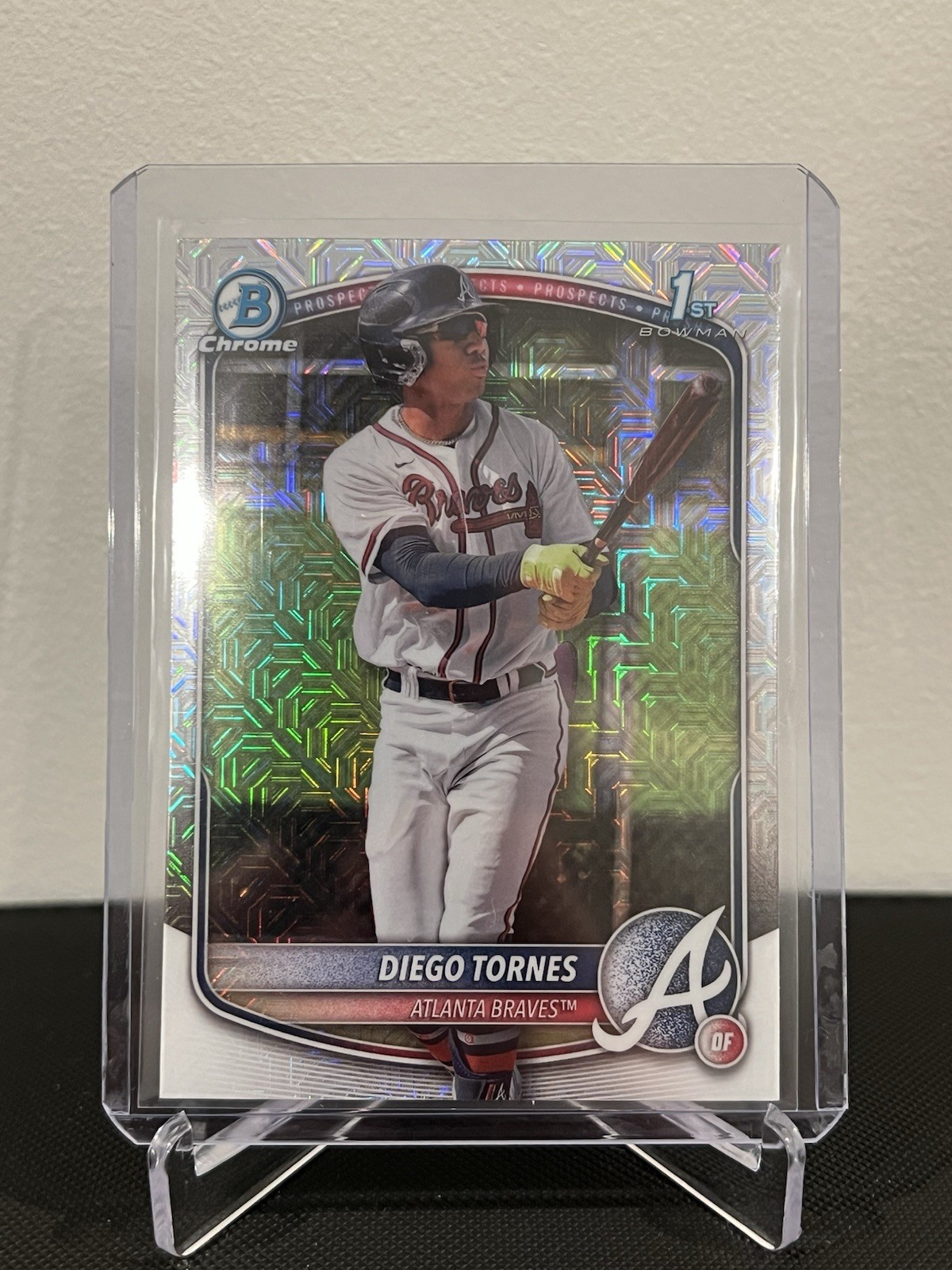 2025 Bowman Chrome - Prospects Diego Tornes #BCP-214 Mini-Diamond Refractor (RC)
