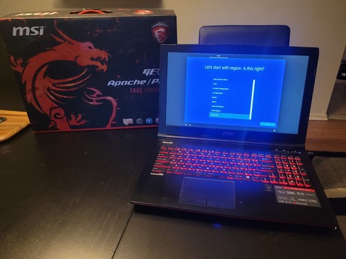 MSI GE62 Apache Pro Gaming Laptop