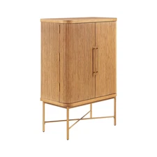 Moberly Bar Cabinet with Wine Rack Storage