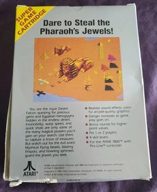 Atari Desert Falcon 7800 In Box Super Game Cartridge with Manual &warranty Card!