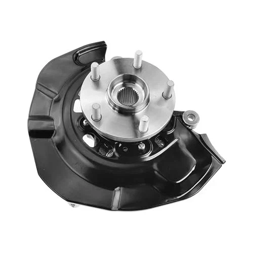 Nudillo de dirección delantero izquierdo del lado del conductor y buje de cojinete de rueda para Toyota Sienna Foto 2 de 3