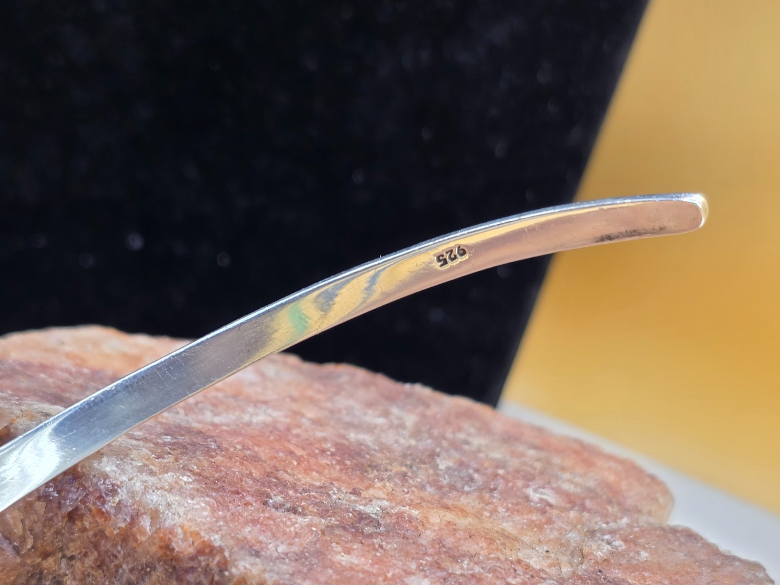 ss collar ring chocker solid Silver 16inch  1oz - image 4