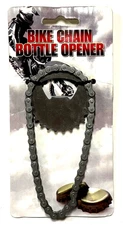 Biker Chain Bottle Opener Real Chain Urban Trend Brand New Sealed to Blister Nic