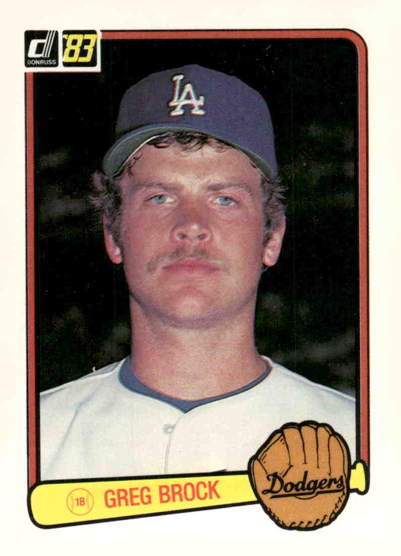 1983 Donruss #579 Greg Brock