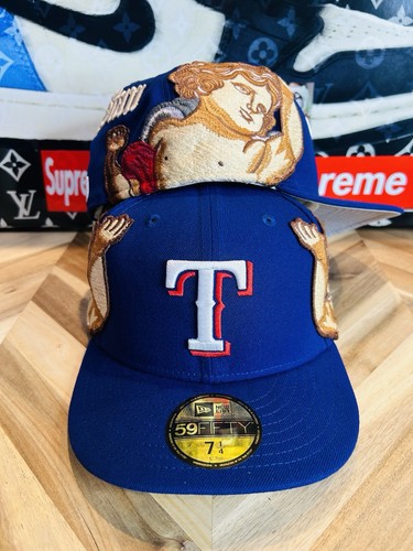 New Era Authentic Jon Stan NYC Texas Rangers Fitted Angels 7 1/4 Sold Out Rare