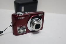Nikon Coolpix L24 14.0MP Red Digital Camera Read Desc Parts/Repair