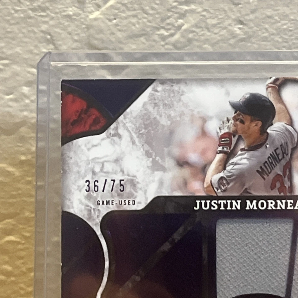 2025 Topps Tier One Justin Morneau Tier One Relíquias /75 Gêmeos - Imagem 3 de 4