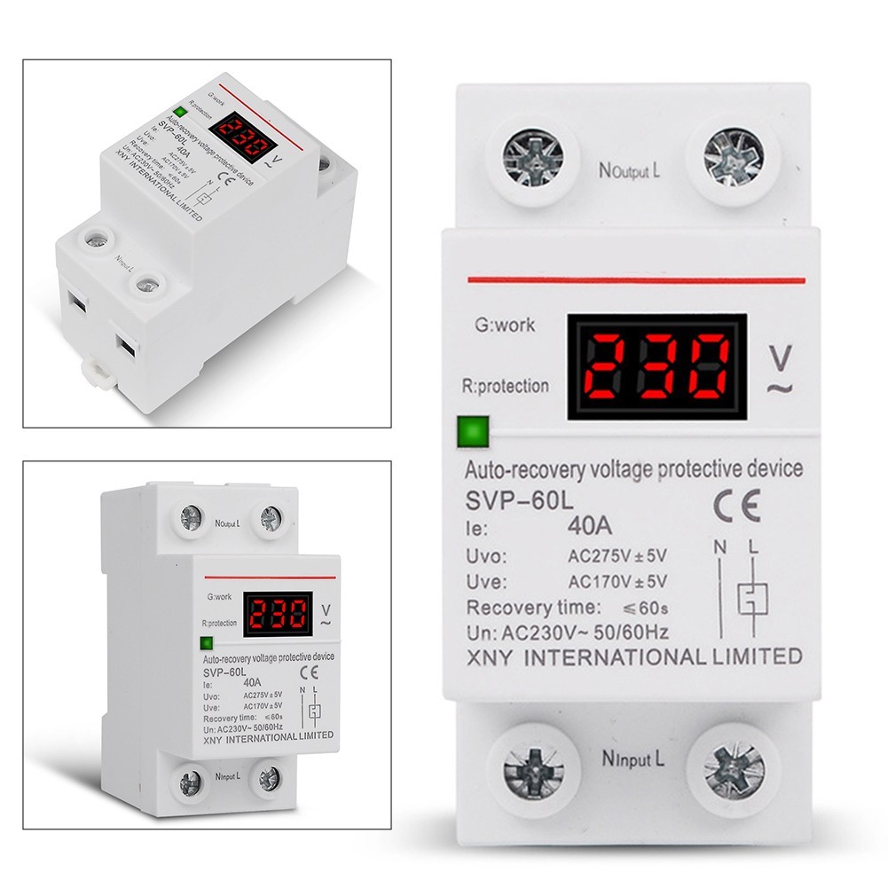 APL Relè automatico di protezione tensione per guida DIN 230V sistemi di alimentazione