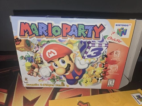 New ListingMario Party (Nintendo 64 N64,) CIB Complete w/ Box & Manual, Authentic, Tested
