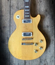 1972 Gibson LES PAUL Deluxe stripped to natural finish top & Hard shell case