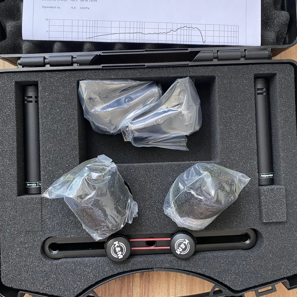 beyer dynamic mce530 Stereo Kondensator Mikrofon Paar / Kit mit Stereoleiste - Bild 4 von 4