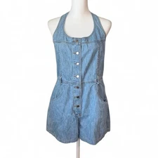 Moda International Denim Romper M