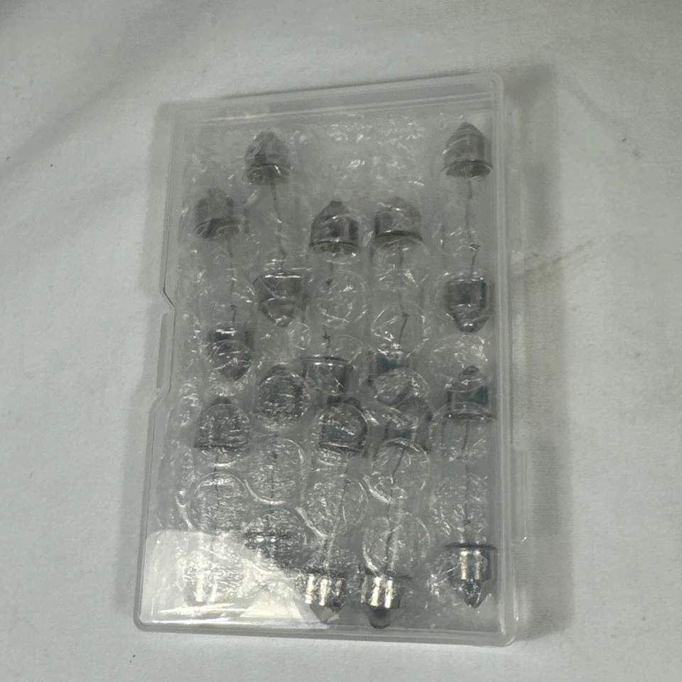 10pcs 12V Xenon Festoon Light Bulbs 6411 10W Clear Car Dome Tail Marine Lamp New - Image 3 of 4