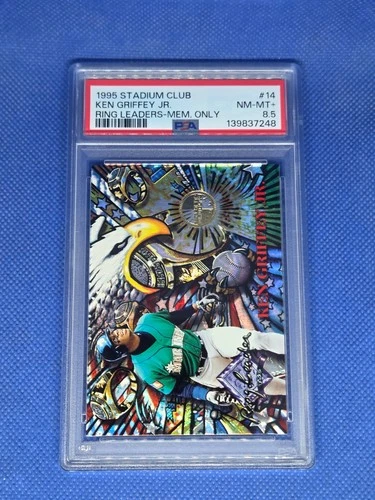 1995 Stadium Club KEN GRIFFEY JR. PSA 8.5 Members Only Ring Leaders Insert card
