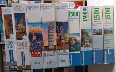 1500 Teile Puzzle von Ravensburger und Clementoni - Paket Konvolut Sammlung