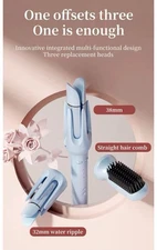 3 in 1 Automatic Curling Iron and Straightener