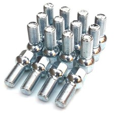 16 Wheel Nuts Lugs Fit Ssangyong Korando (2010 Onwards) Alloy & Steel Wheels