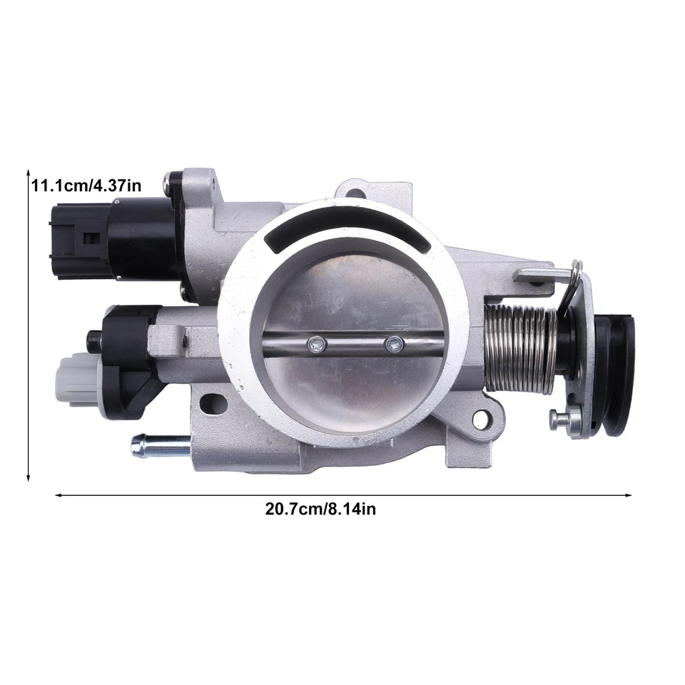 Дроссельная заслонка в сборе для 2002 Dodge Ram 1500 ST 4,7 л V8 - газовая 53013163AD - Изображение 3 из 4