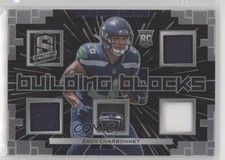 2023 Panini Spectra Building Blocks Hyper Prizm 25/75 Zach Charbonnet 19jf