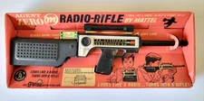 Agent Zero M Radio Rifle 1964 Mattel Spy Radio Cap Gun Toy Original Box, w/Caps!