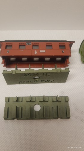 3D Druck Inneneinrichtung f. preußische Personenwagen DR K.P.E.V. TT Modellbahn - Bild 7 von 19