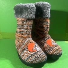 Cleveland Browns NFL Women's Bootie Slippers, Size S 5/6 Forever Collectibles