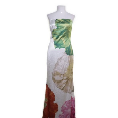 Nova Luxe, Maxikleid, Größe: S, Weiß/Mehrfarbig, Polyester, Batik, Damen #GKf