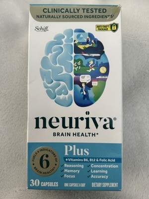 $49.99 NEURIVA PLUS Brain Performance Health 30 Capsules
