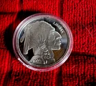2001 Buffalo 1 Troy Oz Silver Bullion Round - .999 Fine Silver