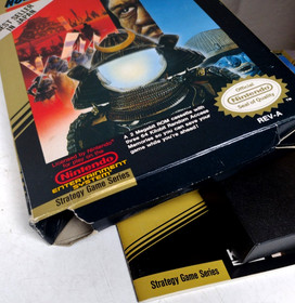 VTG 1989 Nintendo NES Japan Nobunaga's Ambition Video Game w Box & Booklet KOEI