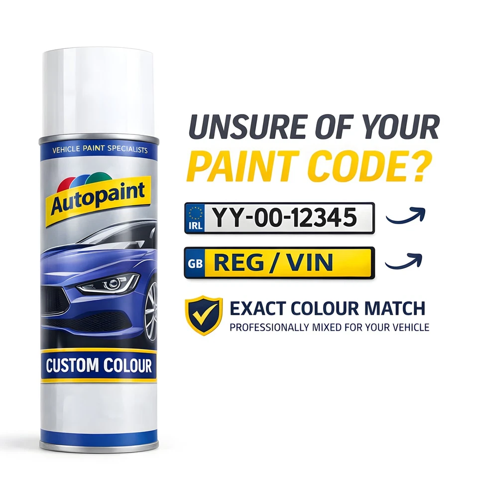 Touch Up Spray Paint Aerosol Mixed By Car Registration Reg VIN Repair 400ml - Image 1 of 4