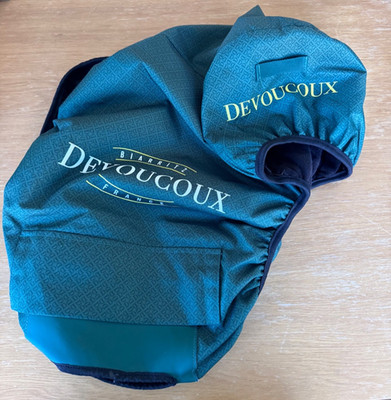 Devoucoux Dressage Saddle Cover - Green - Fleece Lined - Newest Style - EUC!