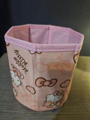 Hello Kitty faltbare Aufbewahrung 13 x 12 cm entzückendes Design schöne Qualitätsherzen 