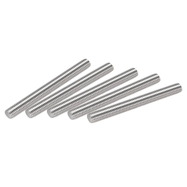 5 StüCk M10 X 90 Mm Vollgewindestange Rechtsgewinde, M10-1,5 Gewindesteigung-image