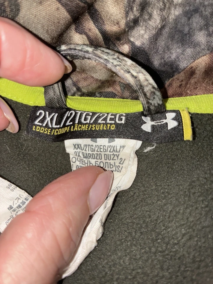 Under Armour Men's XXL 2XL Camo Scent Control Fleece Lined Hunting Jacket Camo - Image 2 of 4