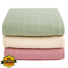 luvvie Organic Swaddle Blankets Rose 3pk 47x47