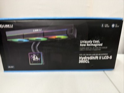 Lian Li Hydroshift II LCD-S 360 CL 3X 120 RGB Liquid CPU Cooler Black 360mm AIO