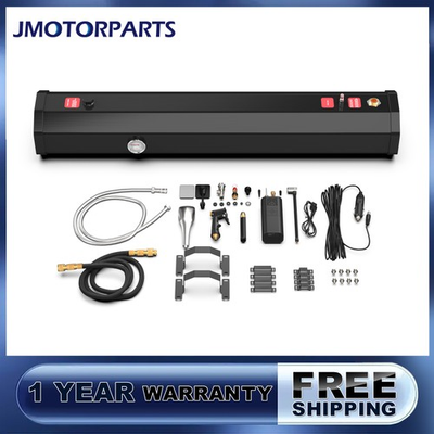 #ad 8GAL 30L PVC Water Tank Roof top Road Shower For Truck Outdoor Water Supply $127.97