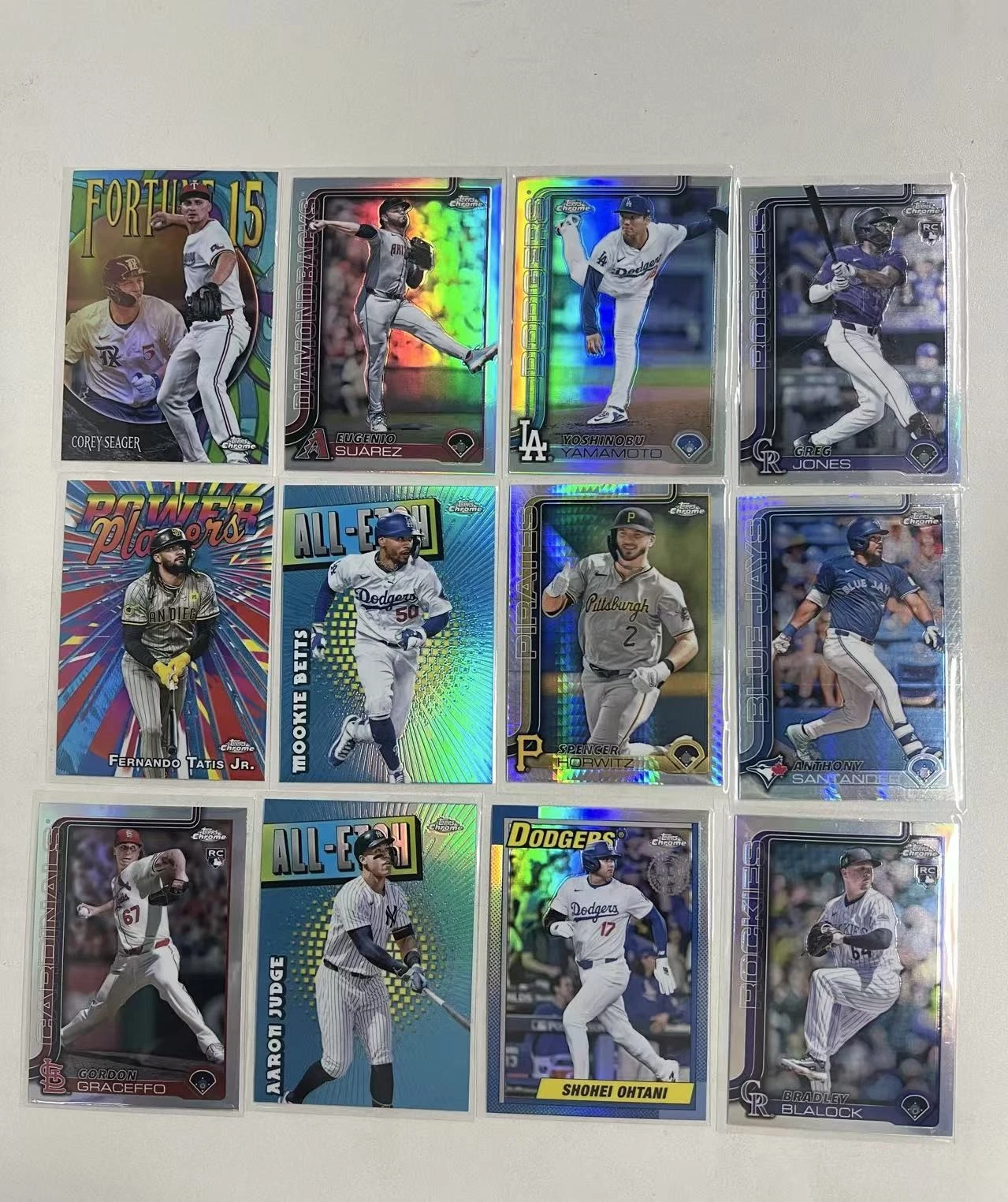 2025 Topps Chrome Greg Jones Gordon Graceffo Refractor Lot 12 #ZY