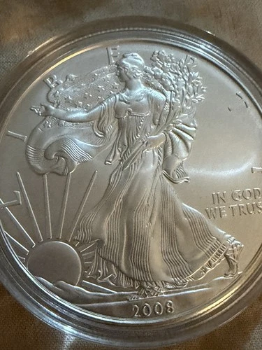2008 WALKING LIBERTY AMERICAN EAGLE .999 FINE SILVER DOLLAR COIN 1oz. $1 USA