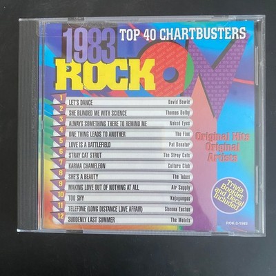 1983 Rock Top 40 Chartbusters CD Pop Rock 80s Cema Special Markets
