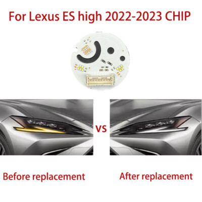 Links Weiße DRL Chip Vorschaltgerät Lichtquelle Chip Für Lexus ES LED 2022-2023