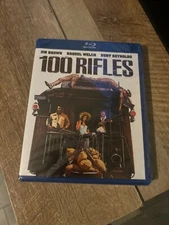 100 Rifles (Blu Ray Kino Lorber, 1969, Rare OOP, Sealed Brand New) Free Shipping
