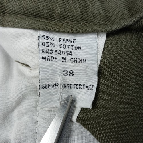BUGLE BOY Vintage Shorts w/ Pockets Men's Size 38 Olive Green Casual - Picture 7 of 8