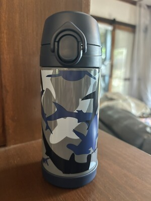 #ad #ad Pottery barn School SHARK Water bottle lunch holiday gift travel boy . $46.49