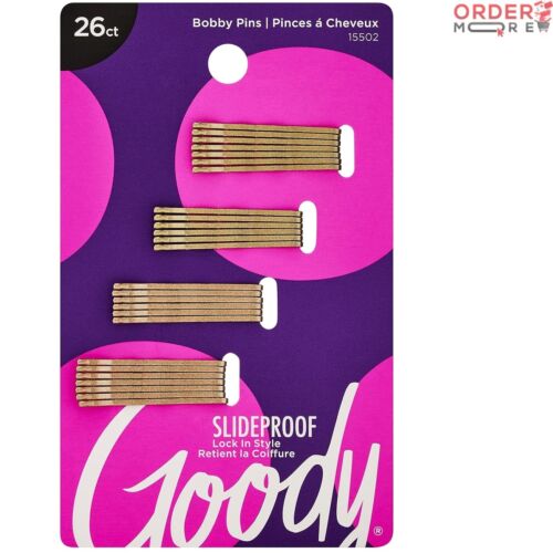 Metallic Blonde Bobby Pins Set of 26 - Comfortable Hold for Effortless Styling