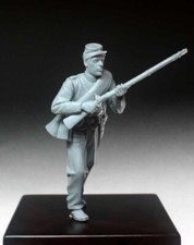 1/32 Scale Civil War Infantry Soldier Resin Figure Model Unassembled