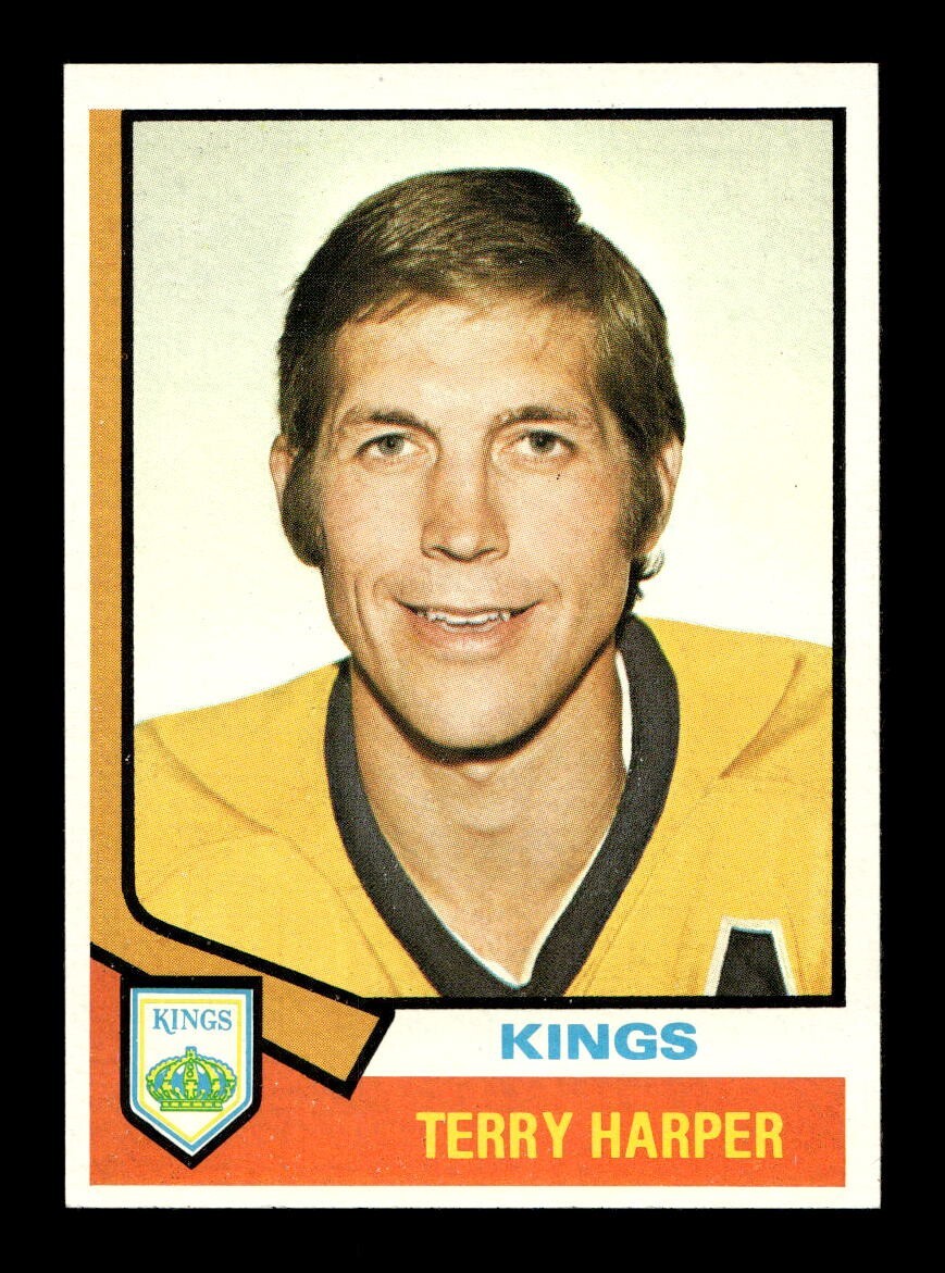 1974 75 Topps #55 Terry Harper Kings NEAR MINT *9q